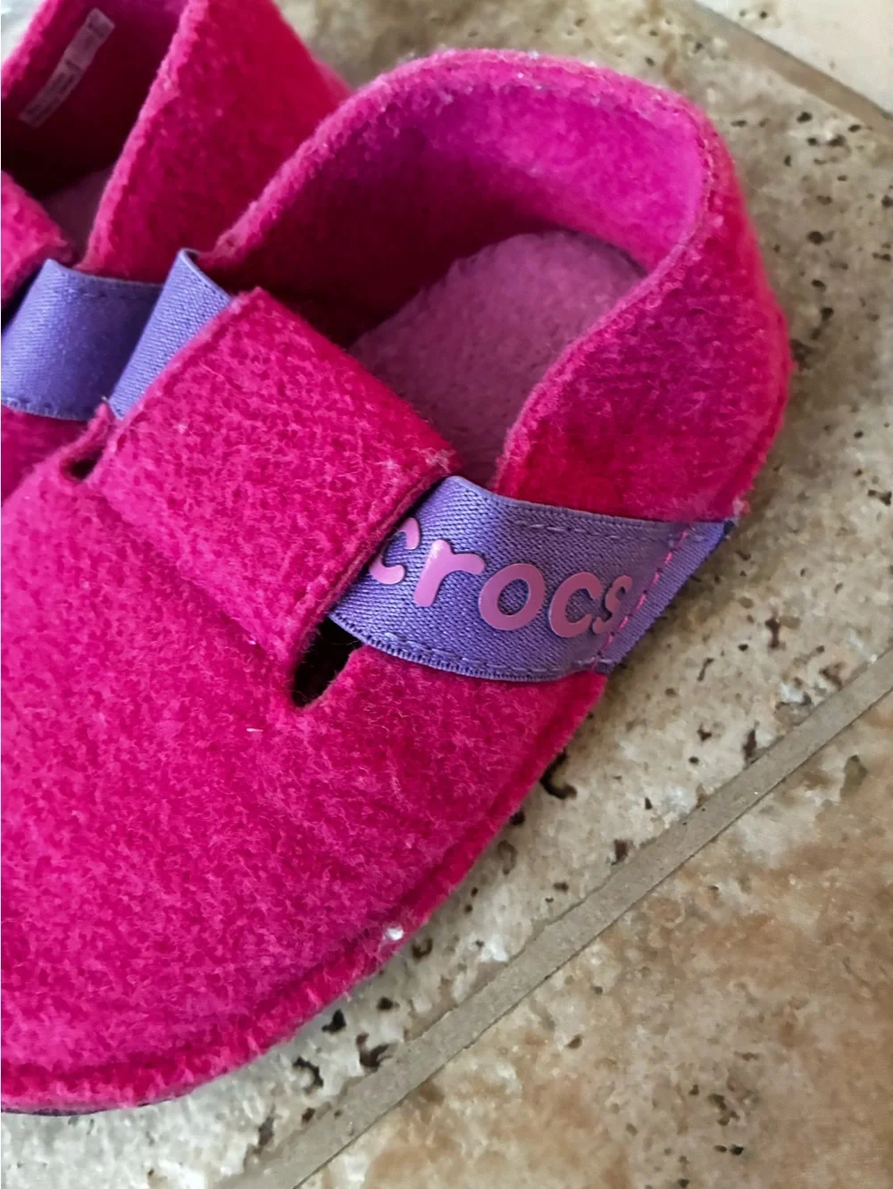 Baby Felt Crocs